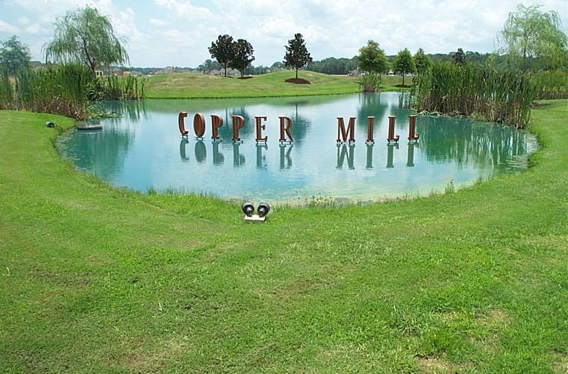 Copper Mill subdivision sign