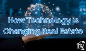 A hand holding a digital world, representing the effect of technology on the real estate industry