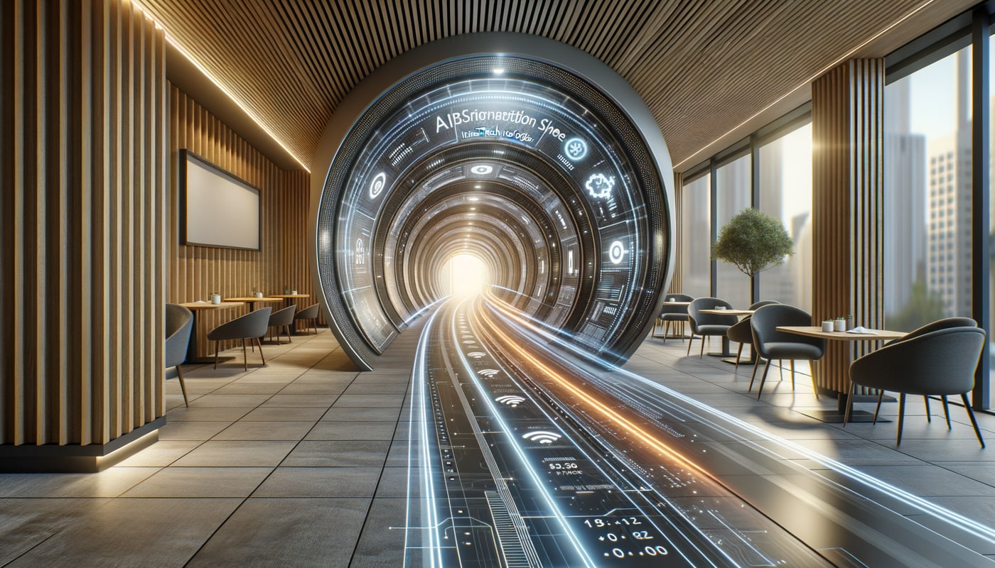 Photorealistic contextual image for: Real Estate's Digital Shift: AI and Emerging Tech Reshaping Transactions and Agent Workflow