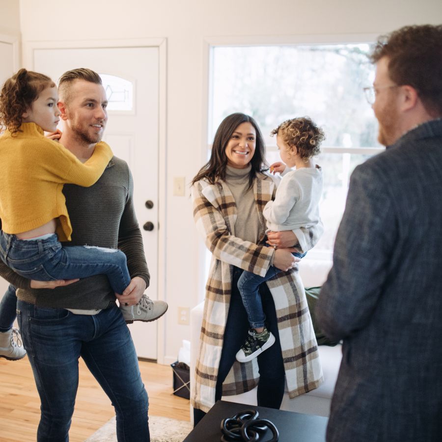 buyer agent with his clients