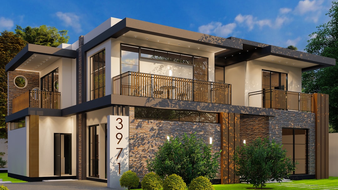 A model of a modern home sits on a clean surface with a large portion of a stack of money placed separately beside it, representing the significant cost of agent commission.